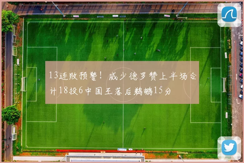 13连败预警！威少德罗赞上半场合计18投6中国王落后鹈鹕15分